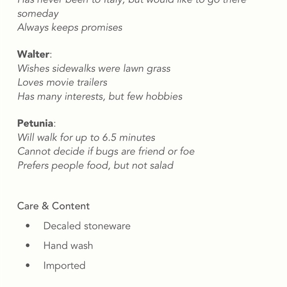 Dog Biography Walter Canape Plates set of 4 - Picture 8 of 16